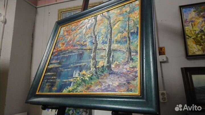 Картина масло холст. Живопись. Пейзаж