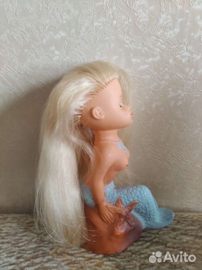 Кукла гдр.Русалка на камне
