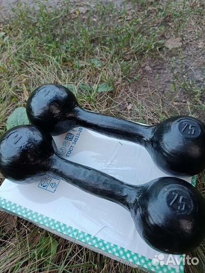 Гантели литые советские по 4кг