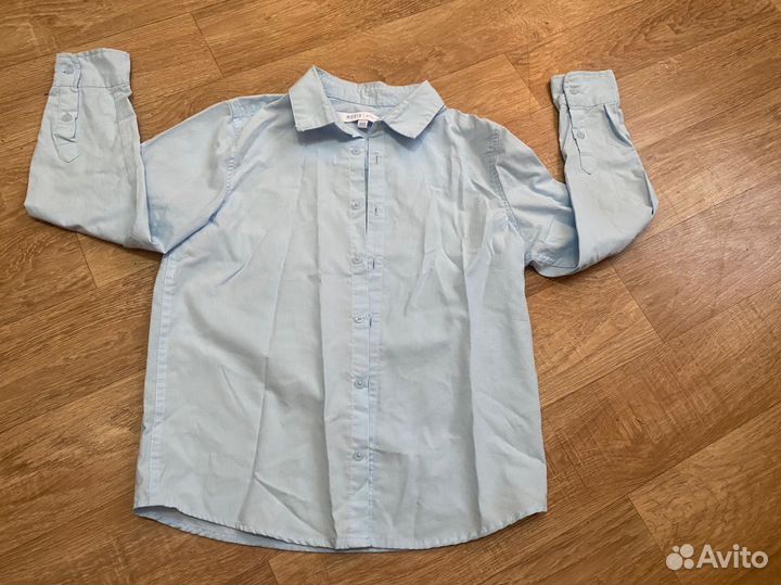 Рубашка голубая