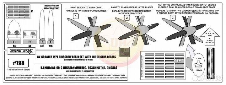 Bring It. 1/72 Воздушные винты ав-60. Ту-95/142
