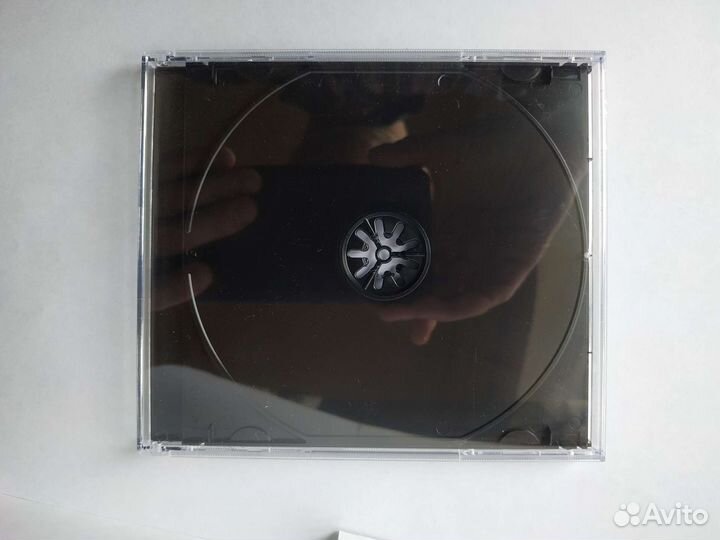 Коробочки CD box черные(50 шт) Тайвань