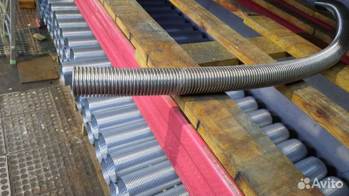 Гофра 1м выхлопных систем Авто D38 мм нерж