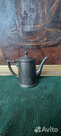 Чайничек антикварный 19 век krupp berndorf.Редкий