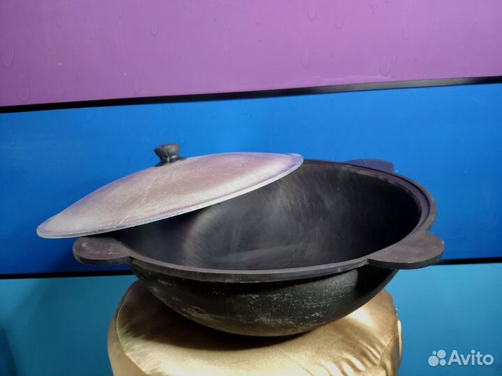 Казан узбекский чугунный 10 литров Наманган