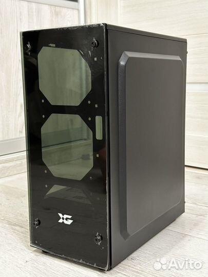 Новый) Игровой корпус для пк. Закаленное стекло