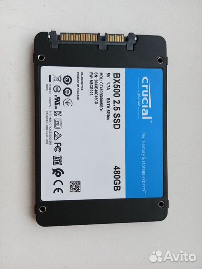 SSD диски 120-480 Гб