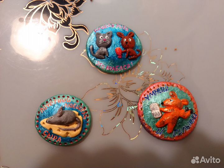 Магнитики сувенирные