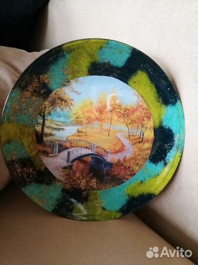 Декоративная тарелочка отличный подарок