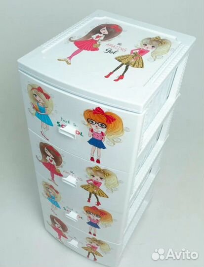 Комод детский пластиковый