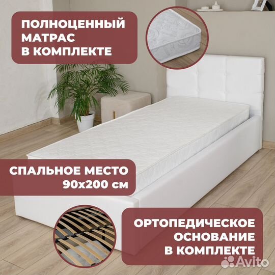 Кровать с подъемным механизмом