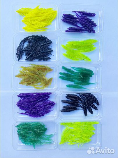 Набор силиконовых приманок для микроджига