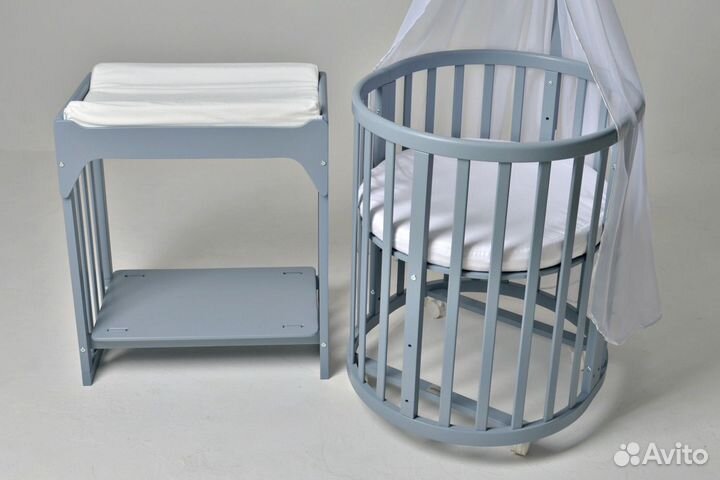 Кроватка трансформер ellipsebed