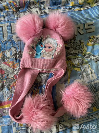 Шапка для девочки зимняя