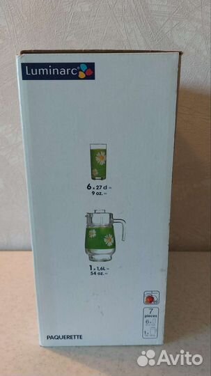 Luminarc набор стаканов и графин