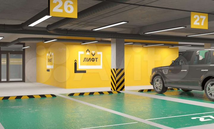 Машиноместо, 16 м²