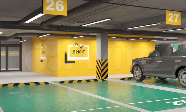 Машиноместо, 16 м²