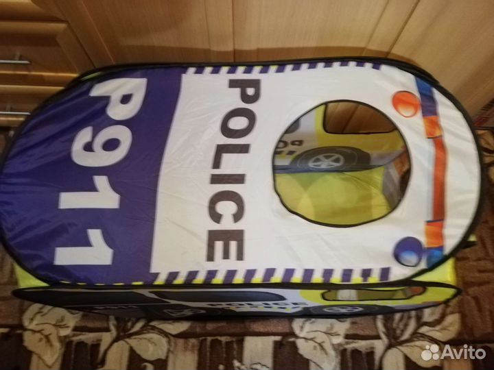 Детская игровая палатка - полицейская машина