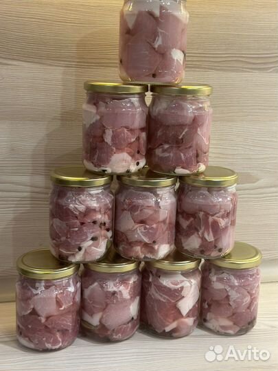 Тушенка свинина домашняя