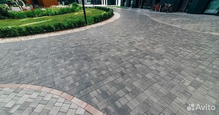 Цена указана за брусчатку в цвете color mix толщин