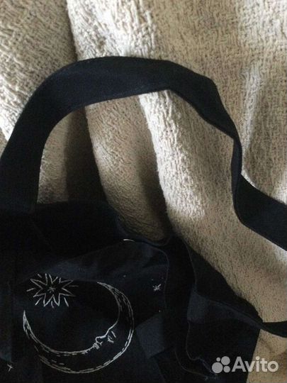 Сумка шоппер с вышивкой