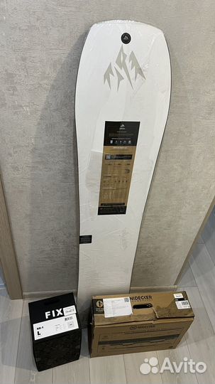 Сноубордический комплект jones, fix, nidecker