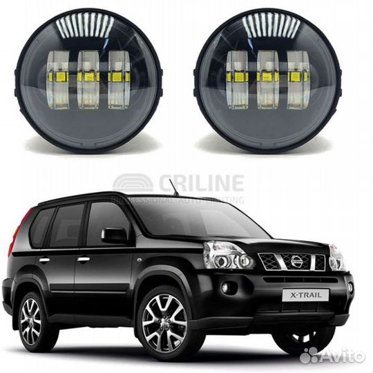 LED птф Nissan Almera G15 X-Trail T31, Note