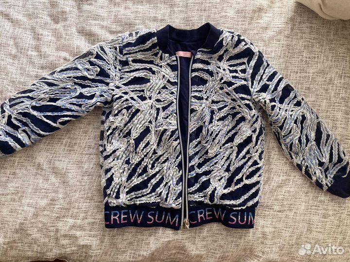 Бомбер ветровка кофта на замке