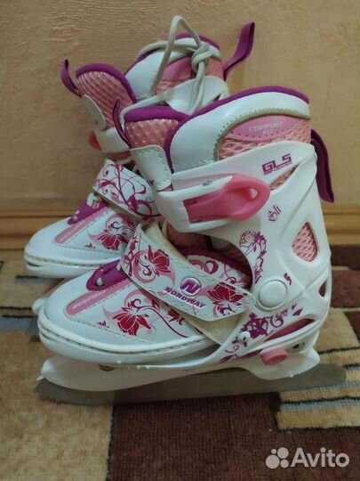 Коньки pаздвижные детские Nordway p-р 27-30