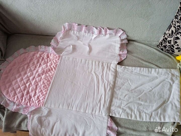 Конверт на выписку для девочки весна осень