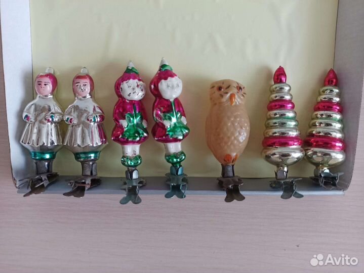 Елочные игрушки СССР
