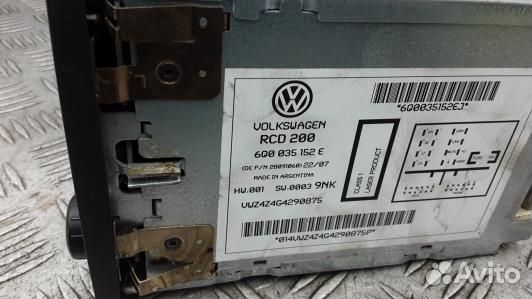 Магнитола volkswagen sharan 2 (DML14I401)