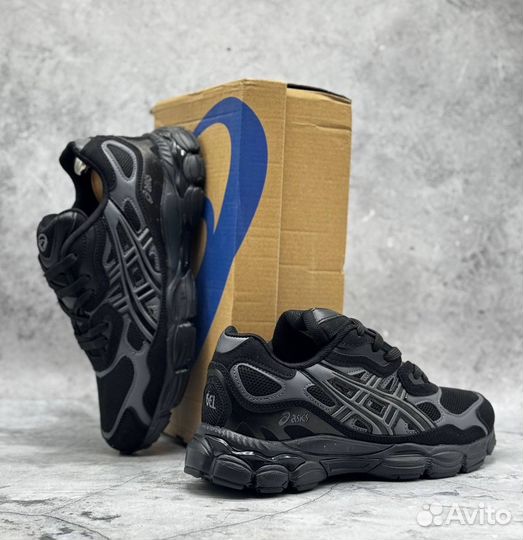 Кроссовки черные мужские Asics urbancore 41-46р