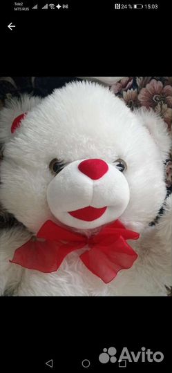 Большой плюшевый мишка