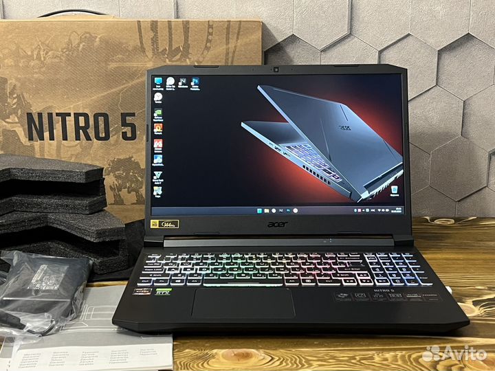 Acer Nitro 5/RTX 3060/FHD IPS 144гц/SSD 512