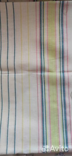 Ткань лен на полотенца, скатерти и простыни СССР