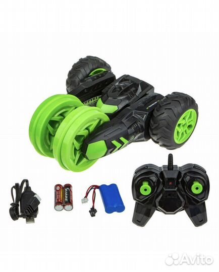 Машина радиоуправляемая 1 TOY трюковая со светом