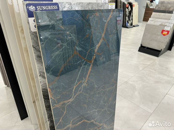 Керамогранит/ плитка 120х60 зеленый