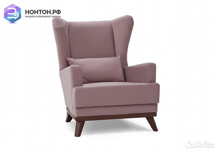 Кресло Людвиг бледно-розовое