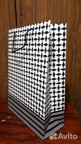 Пакет подарочный картонный