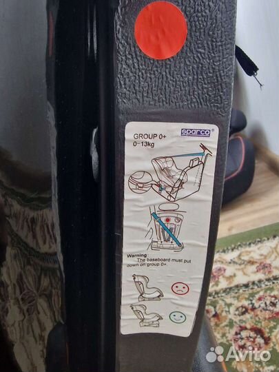 Детское автокресло sparco от 0- 13 кг