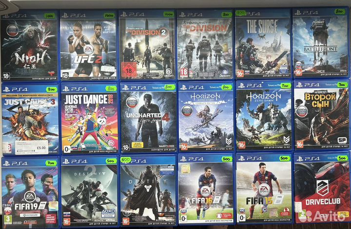 Игры для ps4 цены на дисках/отзывы