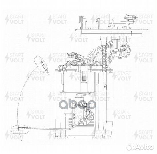 Модуль топливного насоса для а/м Hyundai Solari