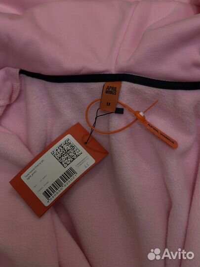 Зип худи с вишенками на молнии с начесом