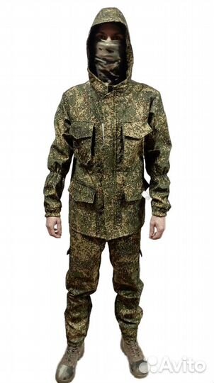 Костюм 54-56 демисезон (рипстоп), Зел. Пиксель