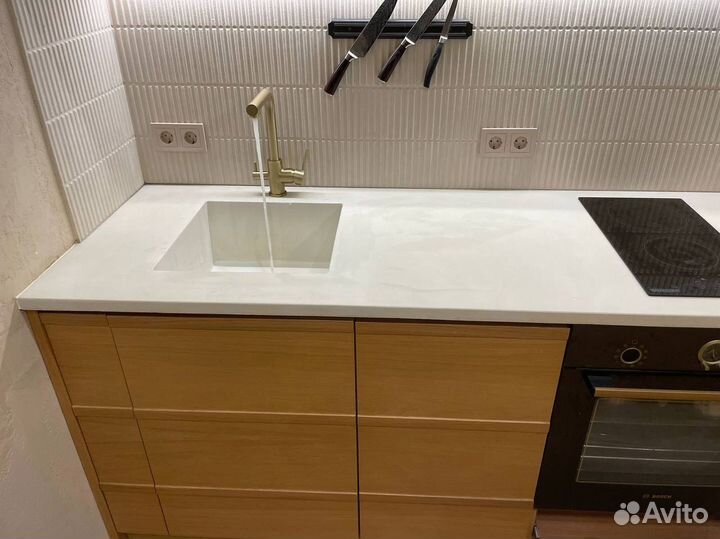 Бетонная столешница для кухни / Доставка