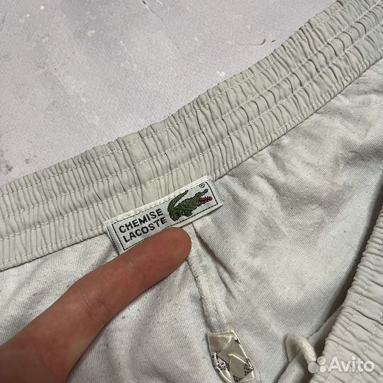 Нейлоновые спортивные штаны Lacoste Vintage