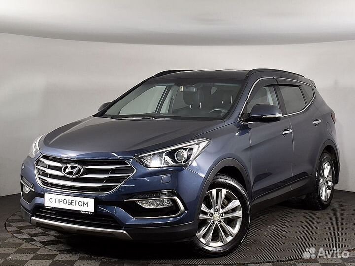 Hyundai Santa Fe 2.2 AT, 2017, 89 939 км
