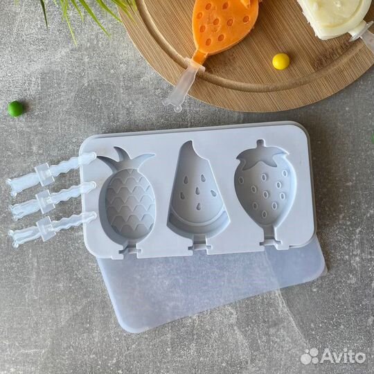Силиконовая форма для мороженого