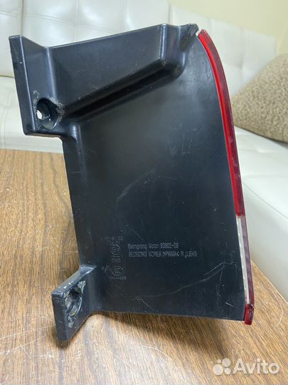 Фонарь правый наружный Ssang Yong Kyron рестайлинг